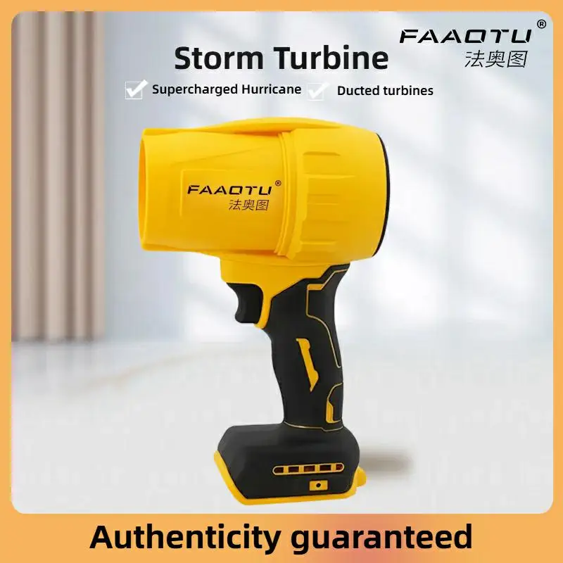 

FAAOTU Air Blower Cordless Turbo Fan Handheld Violent Fan Dryer 20V Rechargeable Dust Blowing Tool Suitable for Dewalt battery