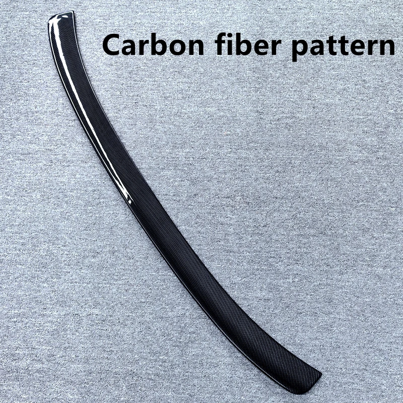 For Land Rover Range Rover VOGUE L405 Rear Mid Spoiler 2012 To 2019  By ABS Glossy Black Carbon Fiber Trunk Wing Lip Body Kit