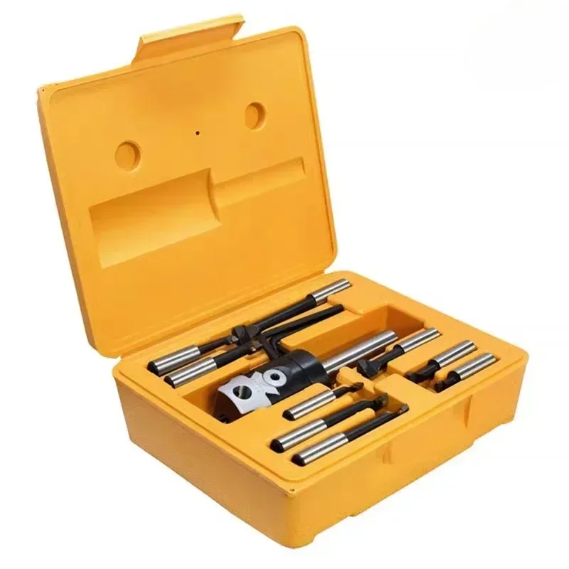 A Set MT2 MT3 MT4 C20 C25 BT30 BT40 NT30 NT40 R8 M10 M12 M16 + F1 2 Inch 50 Boring Head 12mm Boring Bar for Milling F1