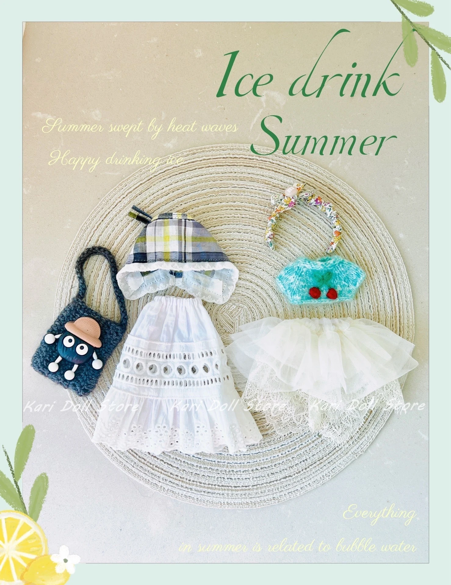 カーリー人形服とスカート 2025 遊び心とキュートな旅行セット ランダズ・ランドゥドゥ人形用