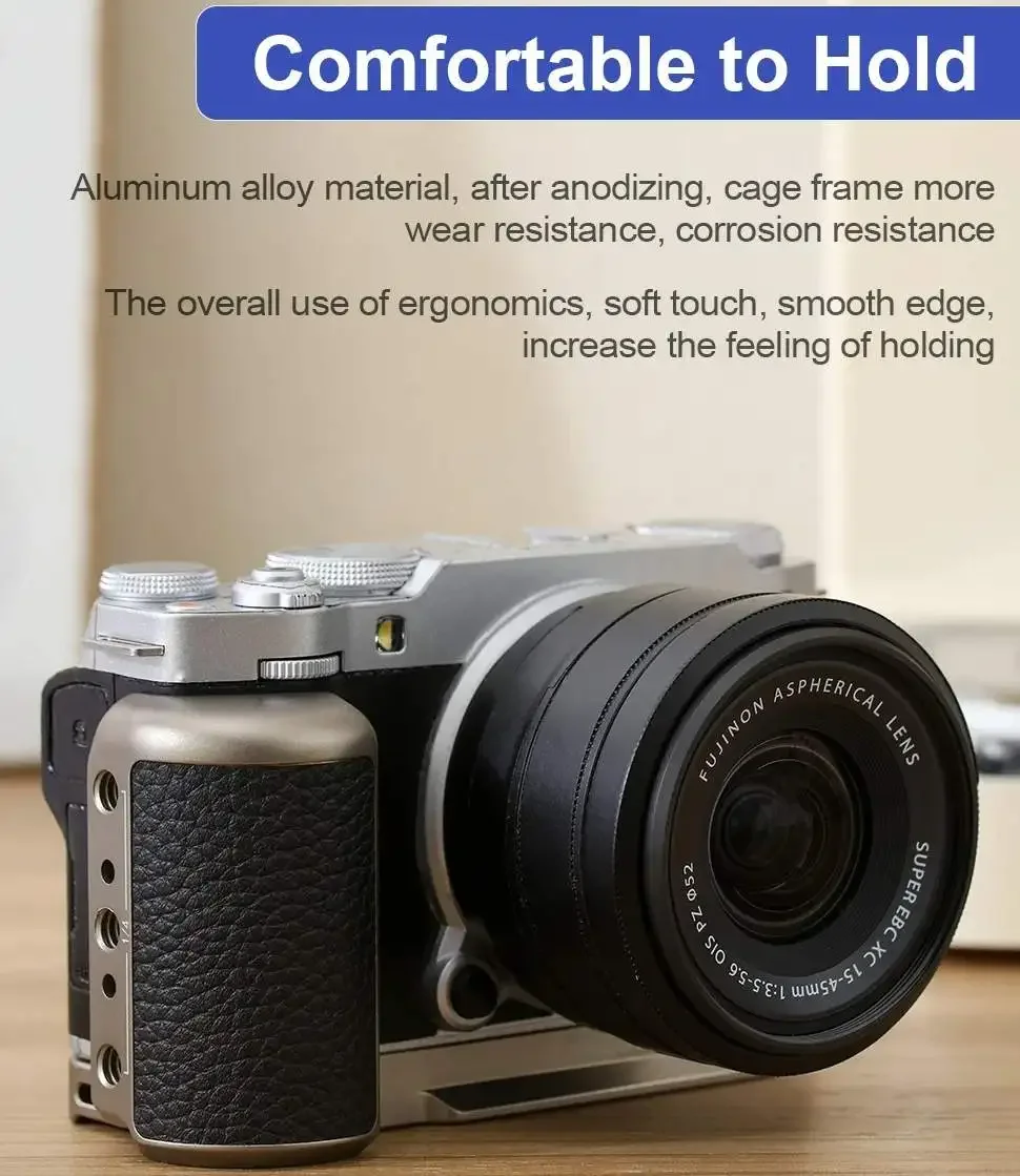 YANZUO Camera Handle Camera cage L Bracket for FujifilM XM5 Camera - Image 4