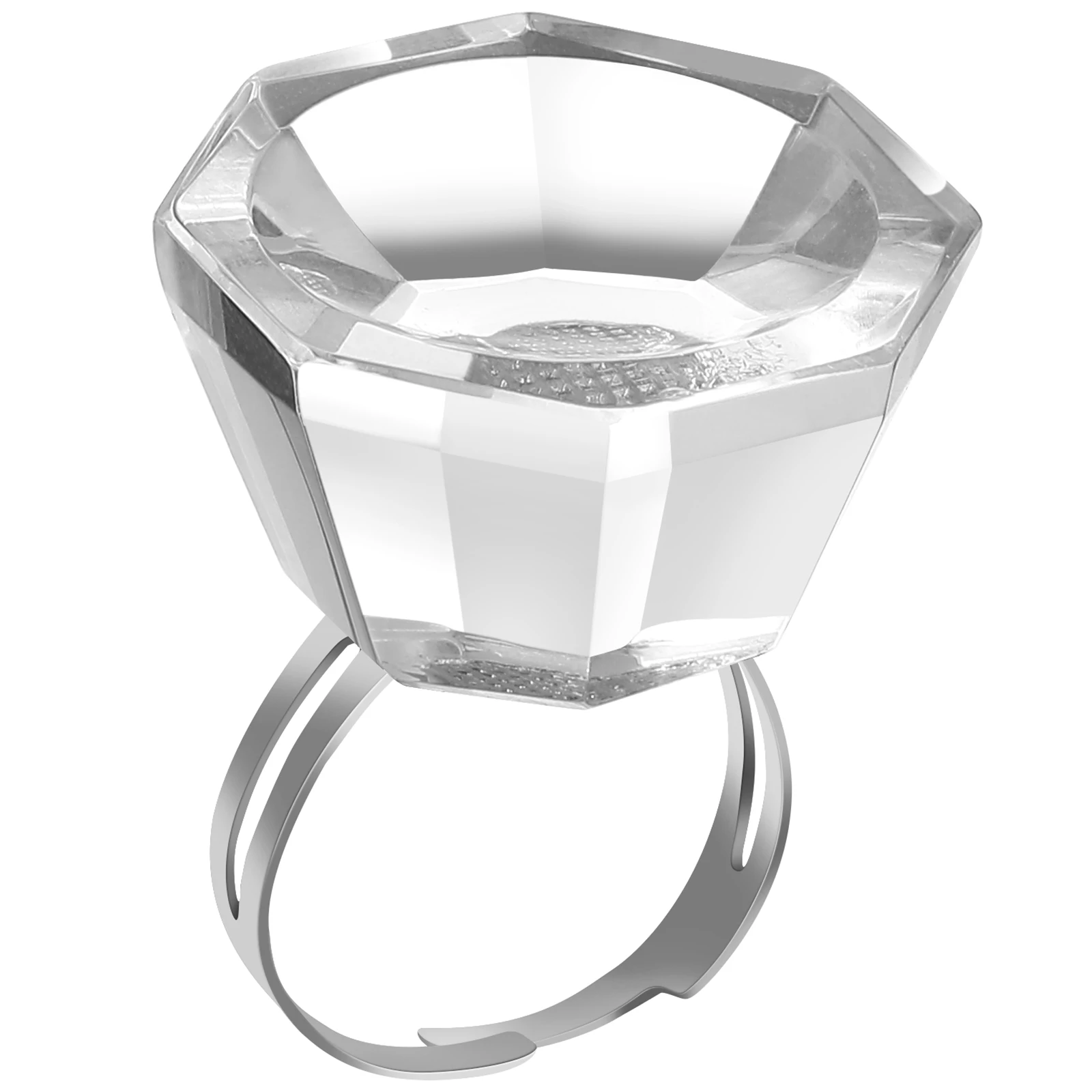 

Color Cup Ink Pigment Container Eyelash Makeup Tool Large and Luxurious Ring Holder