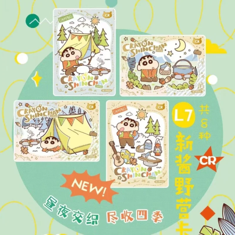 KAYOU Genuino Crayon Shin Chan Nuova Collezione di Salse Party Pack Episodio 4 Pacchetto Conspicuous Anime Carte da Collezione Periferiche