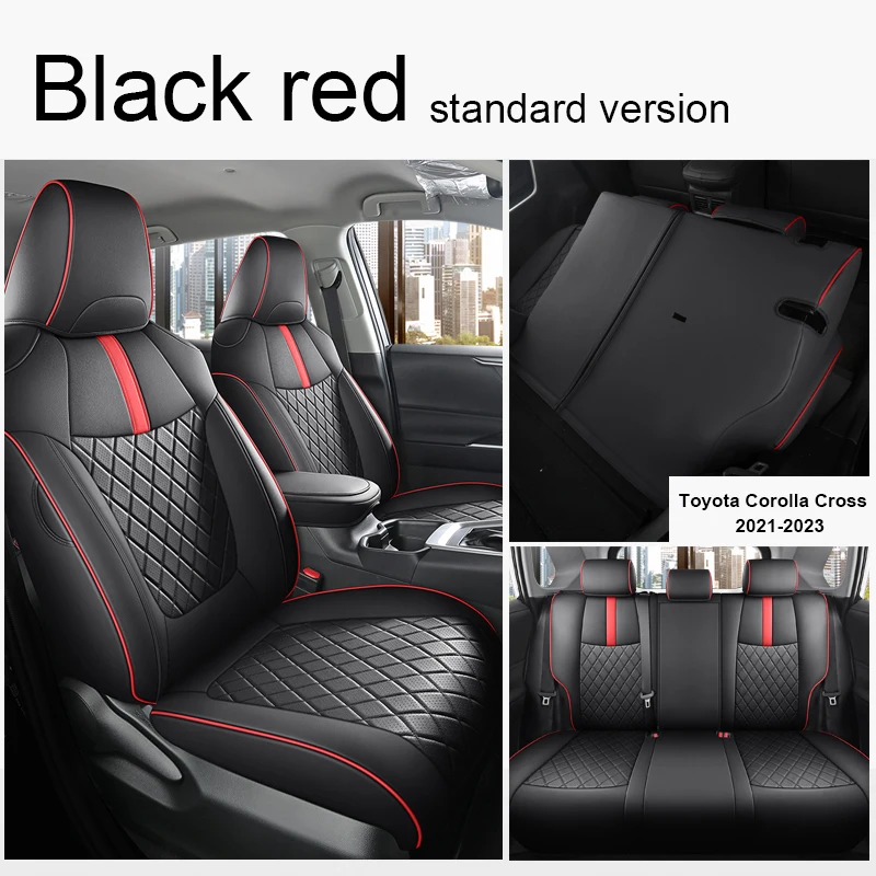 

Для 2009-2019 2020 2021 2022 2023 2024 2025 Toyota Corolla Sedan Полный комплект чехла на автомобильное сиденье из искусственной кожи по индивидуальному заказу