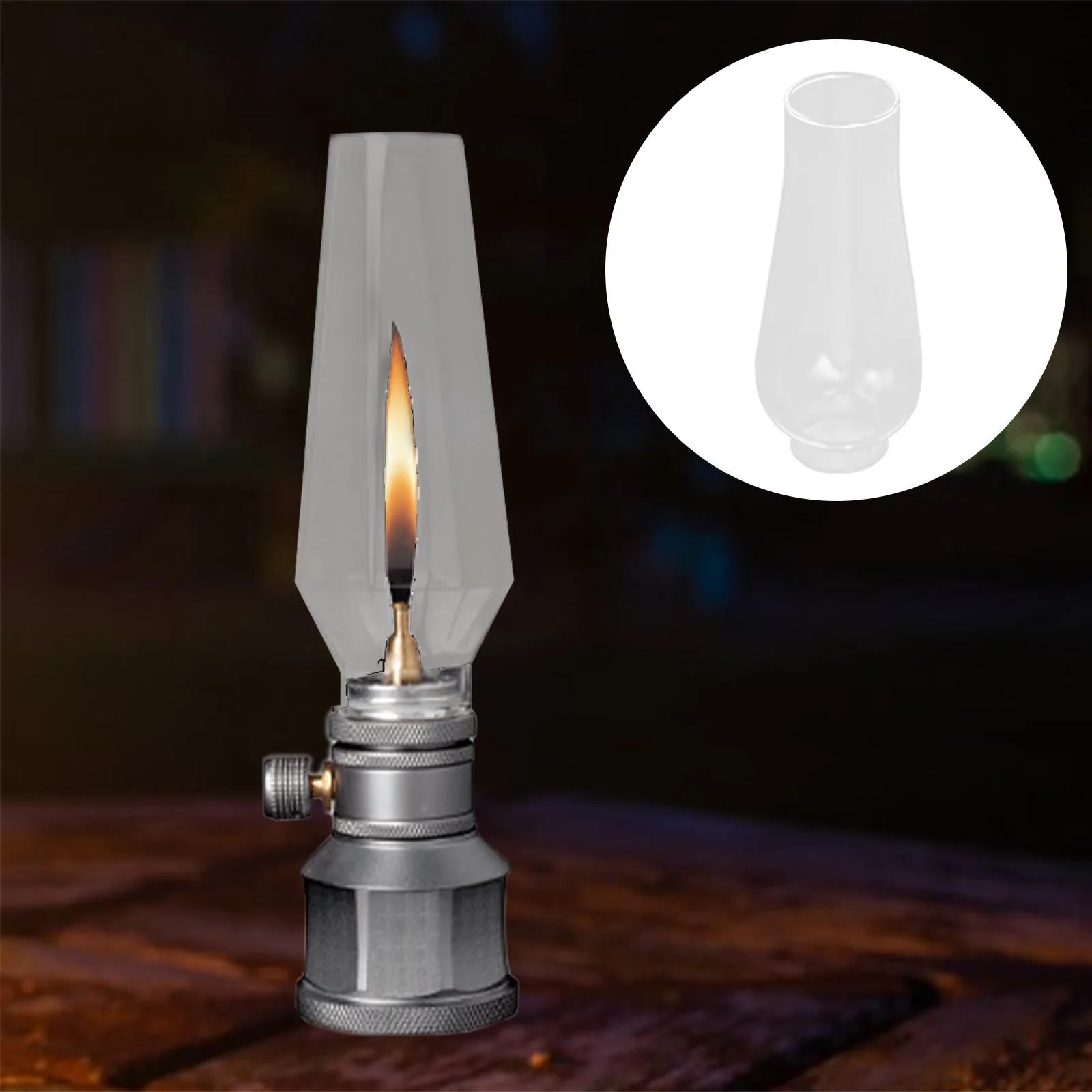 Portable Camping Gas Lamp Energy Saving Gas Light Mini Candle Lamp Outdoor Tent Lantern for Home Dinner Decor Travel Hiking