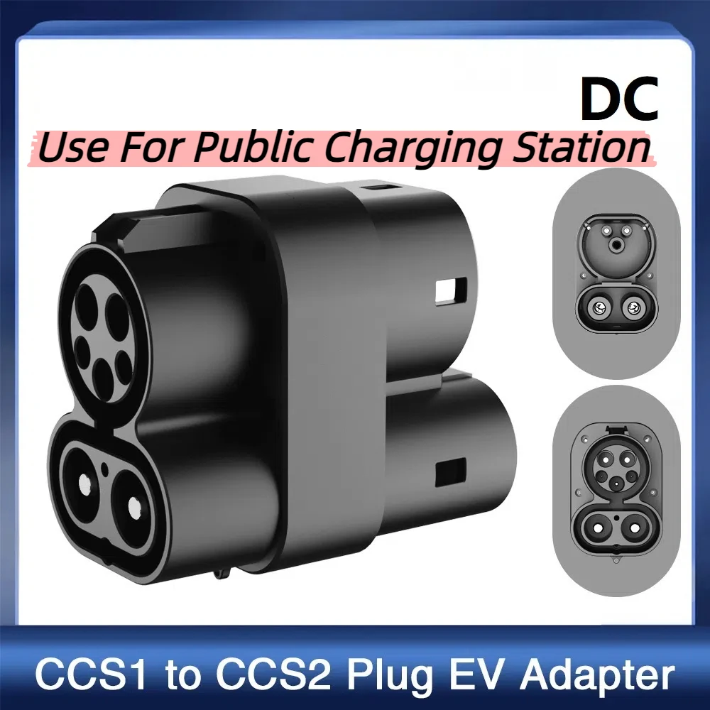 

Kolanky CCS1 to CCS2 EV DC 1000V 250A Автомобильные разъемы для зарядки Адаптер EV Быстрое зарядное устройство для общественной зарядной станции