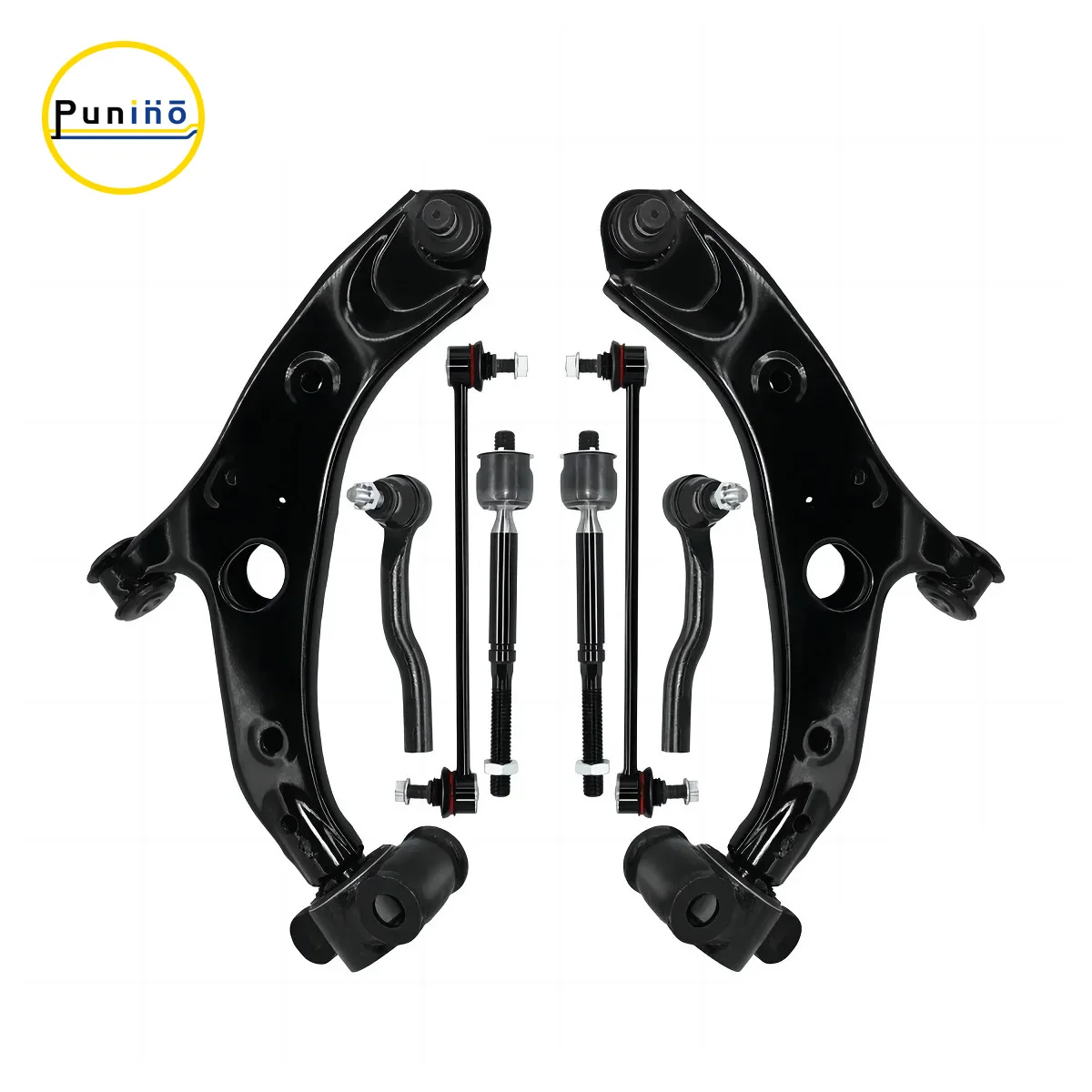 

Punino 8pcs Front Lower Control Arm Sway Bar Link Tie Rod End Kit for Mazda 3 Sport 2014 2015 2016 2017 2018 B45A34300E