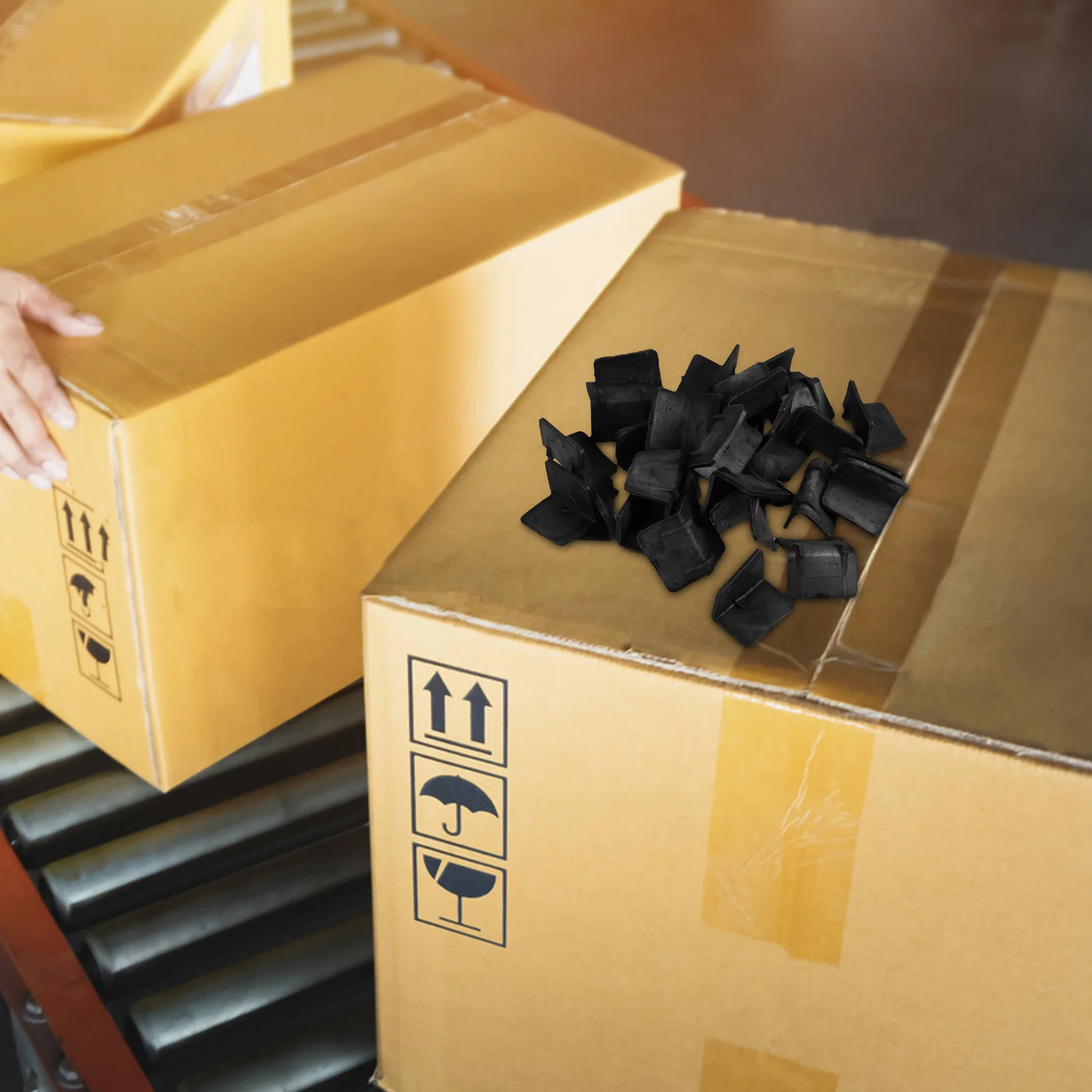 30 قطعة من واقيات الحواف البلاستيكية لحماية الزوايا السميكة المضادة للانزلاق لحماية نقل شحن الشاحنة #1