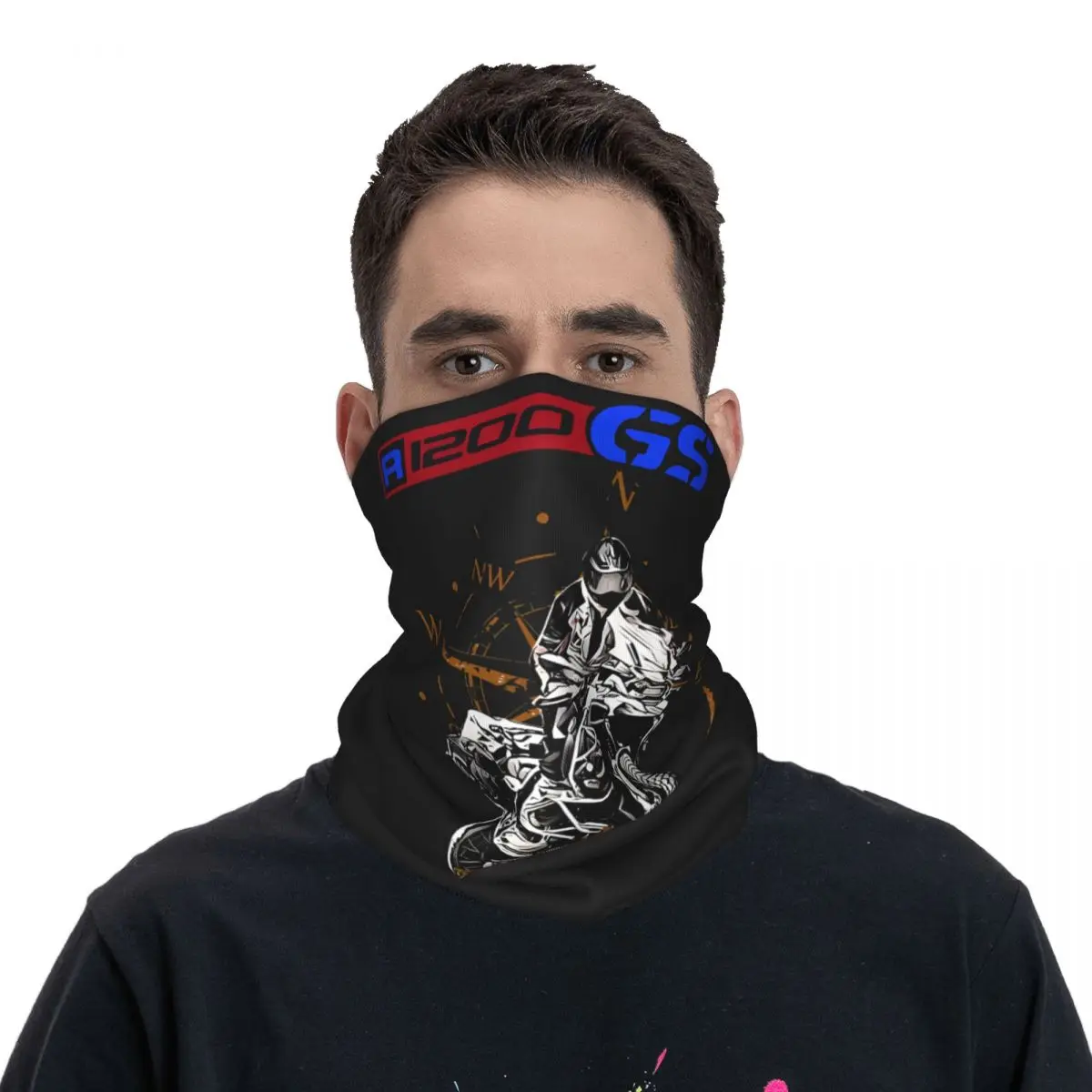 R1200 GS Adventure Big Trail Bandana Neck Gaiter Motorcycle Club Gs adventure Wrap Scarf Multi-use Cycling Riding Unisex Adult