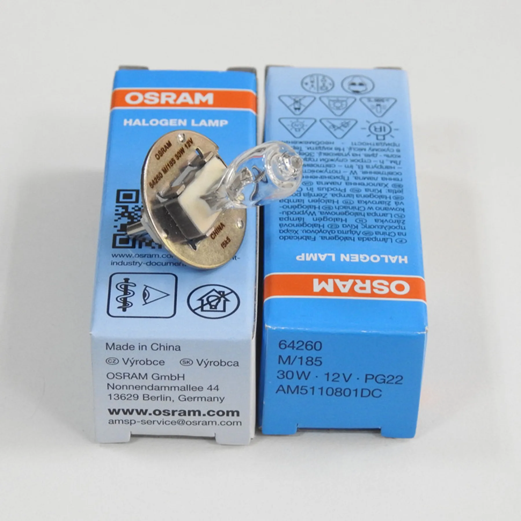 Внутренняя щелевая лампа для микроскопа 64260 12 В 30 Вт PG22