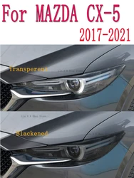 For Mazda CX5 CX-5 2017 -2021 Car Exterior Headlight Anti-scratch Front Lamp Tint TPU Protective Film Cover Accessories Sticker