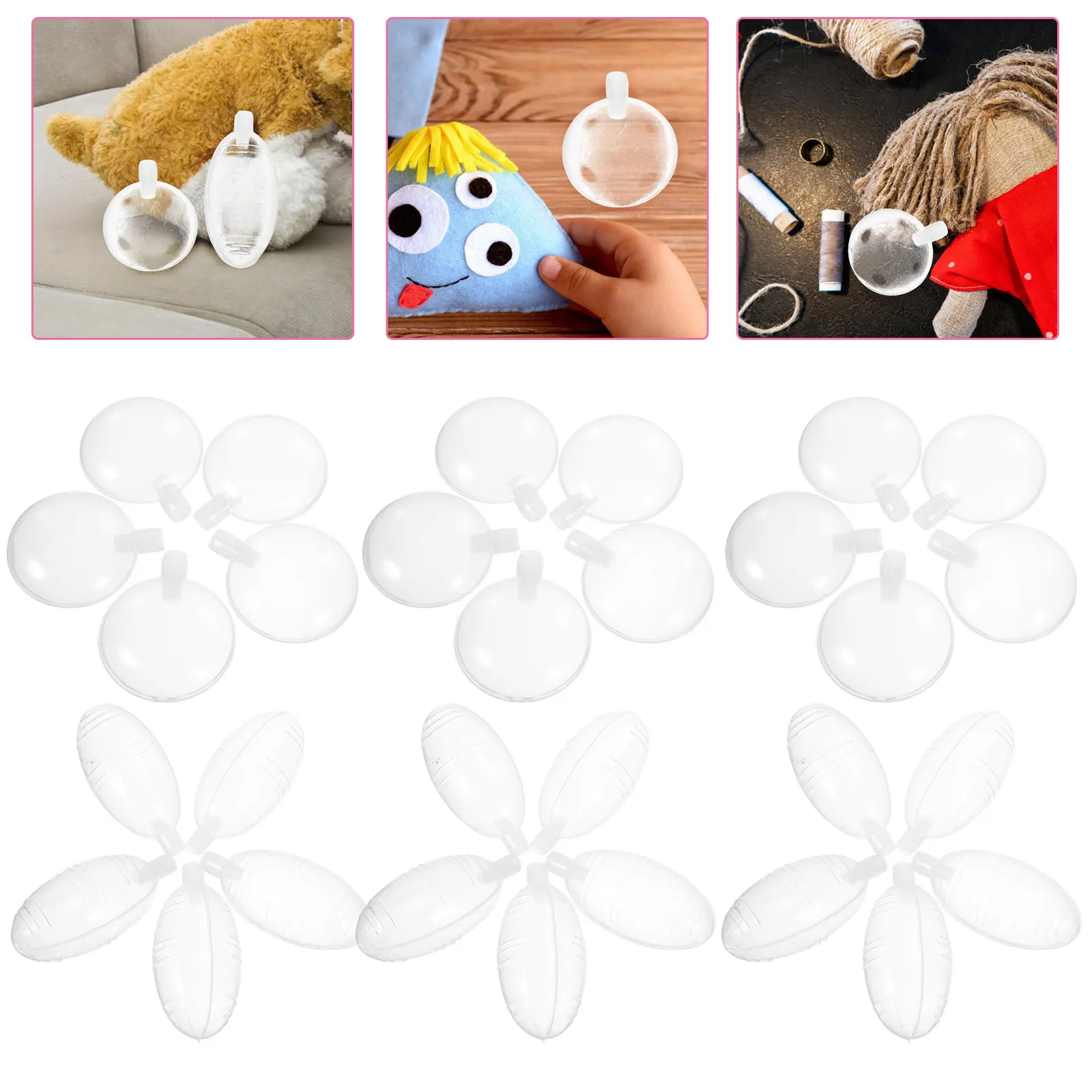 

40 шт. сменных пищалок, многофункциональные звуковые элементы для игрушек для собак, аксессуары для ремонта и творчества