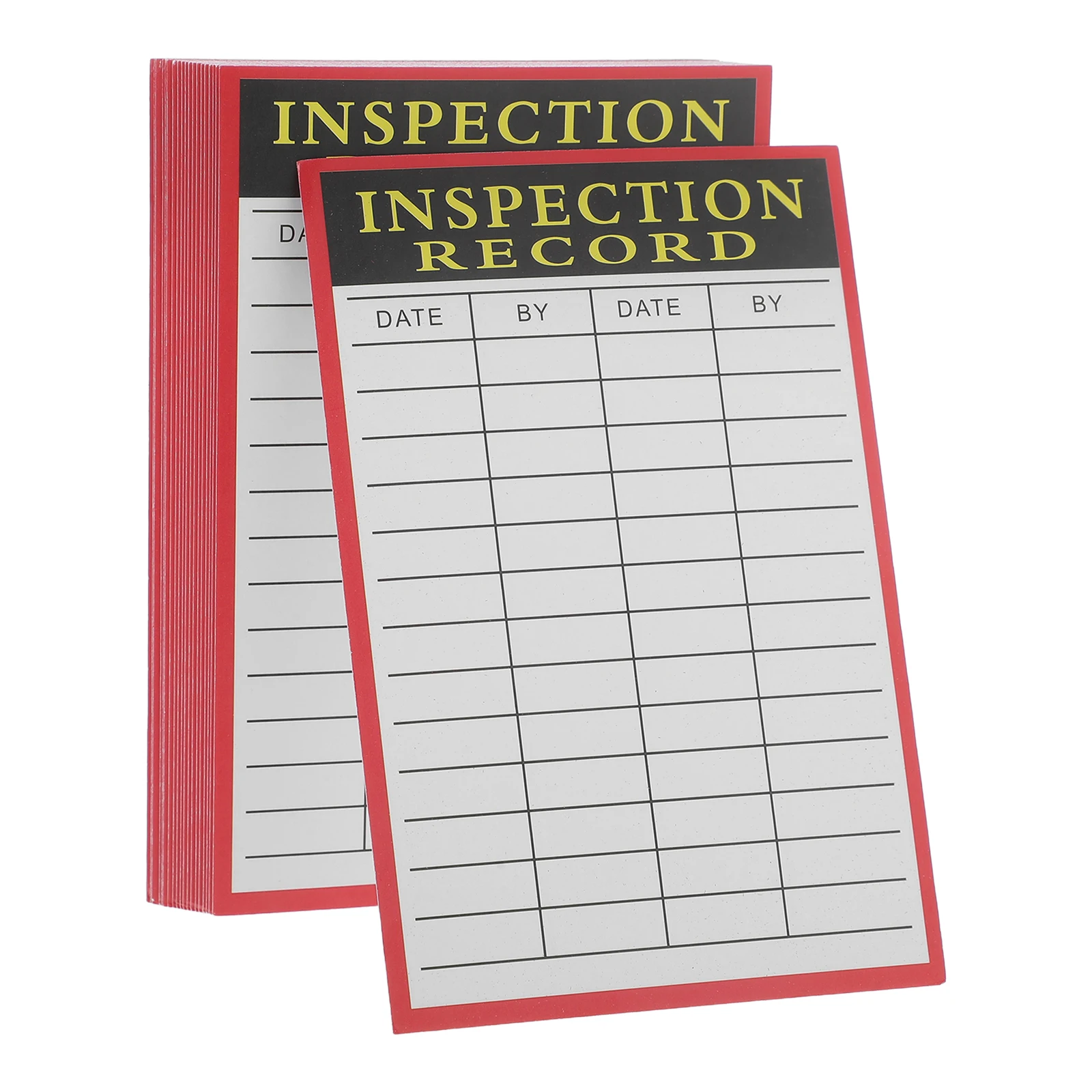 

20 Sheet Transport Stock Record Cards Inventory Tracking Pallet Labels Maintenance Tags Monitoring Cards Shipping Labels File