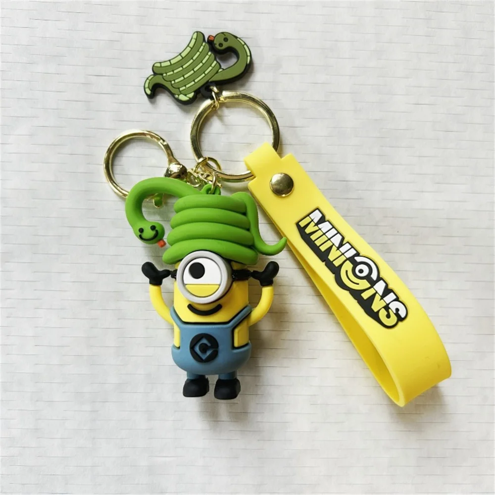 Anime Minionki Brelok 12 Chiński Zodiak Seria Cute Cartoon Dziecko Zabawka Breloczek Torba szkolna Akcesoria do kluczy samochodowych Prezent