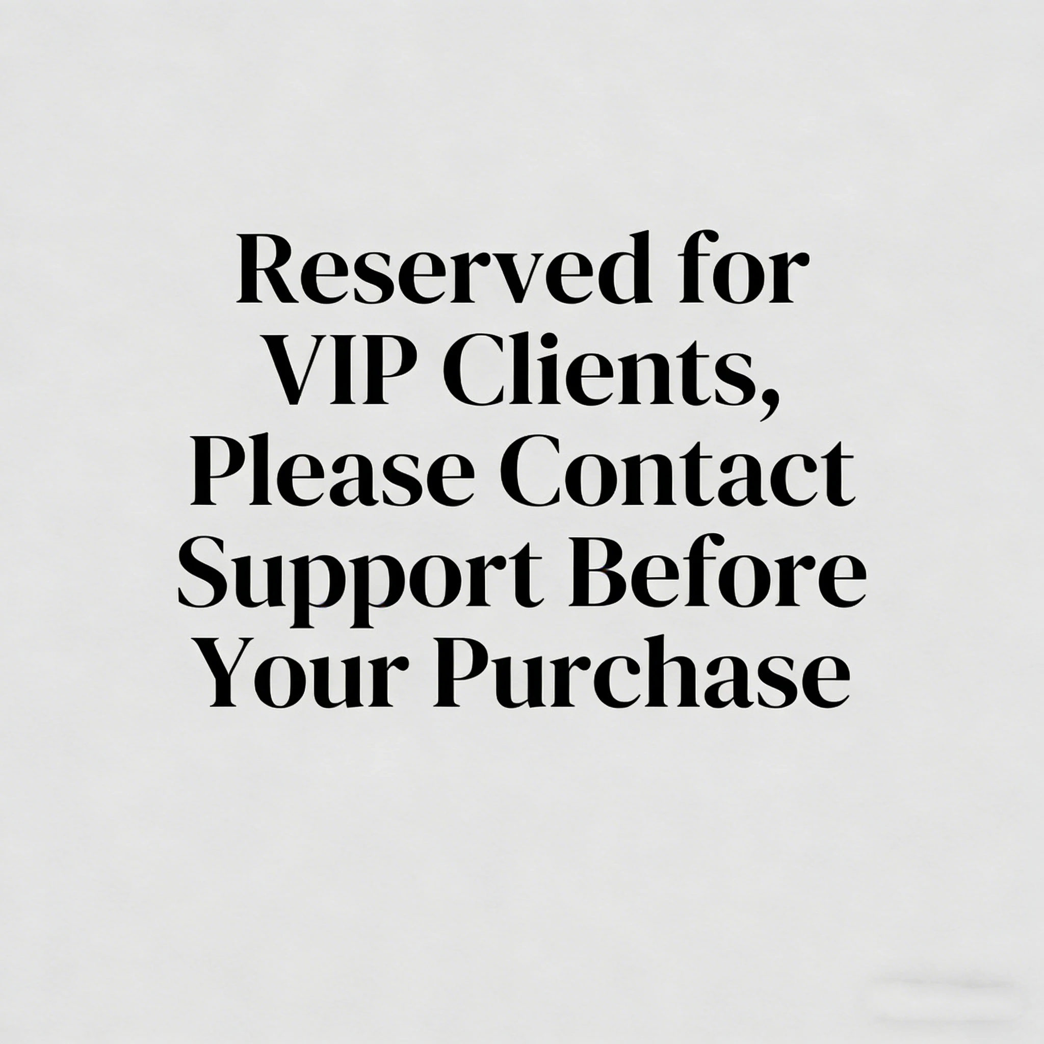 VIP customer exclusive, please contact customer service before purchasing0555555