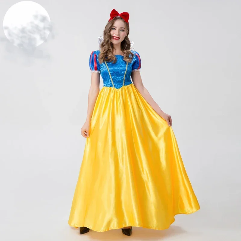 

Role-playing Uniform For Halloween Cosplay Snow White Adult Stage Performance Costume