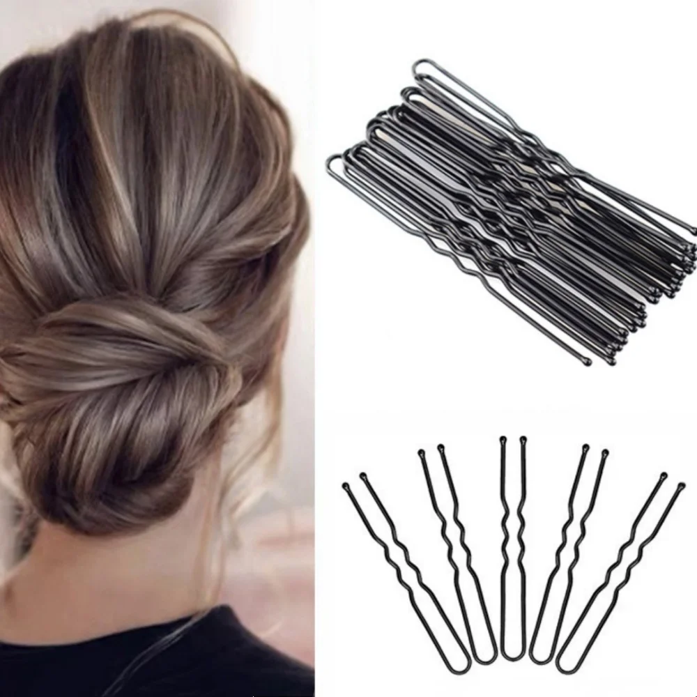 Rhinestone U-Shape Hairpins for Styling