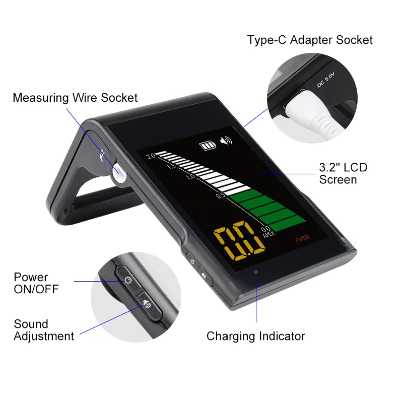 VV Dental Apex Root Cancal Endo Apex Locator Location Measurement Dentists Lab Dentistry Tool 3.2' LCD Screen