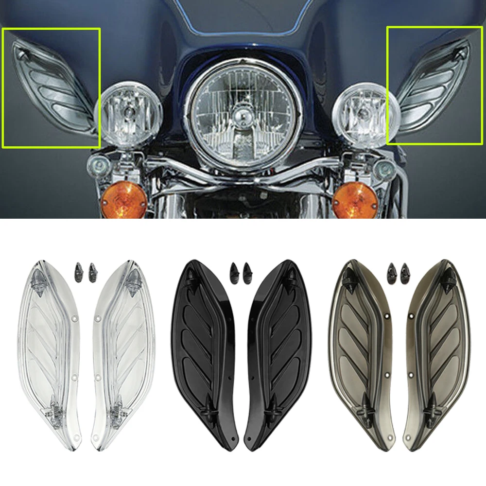 

Motorcycle Air Deflector Side Wing Windshield Fairing for Harley Touring Electra Glide Street Glide 1996-2013