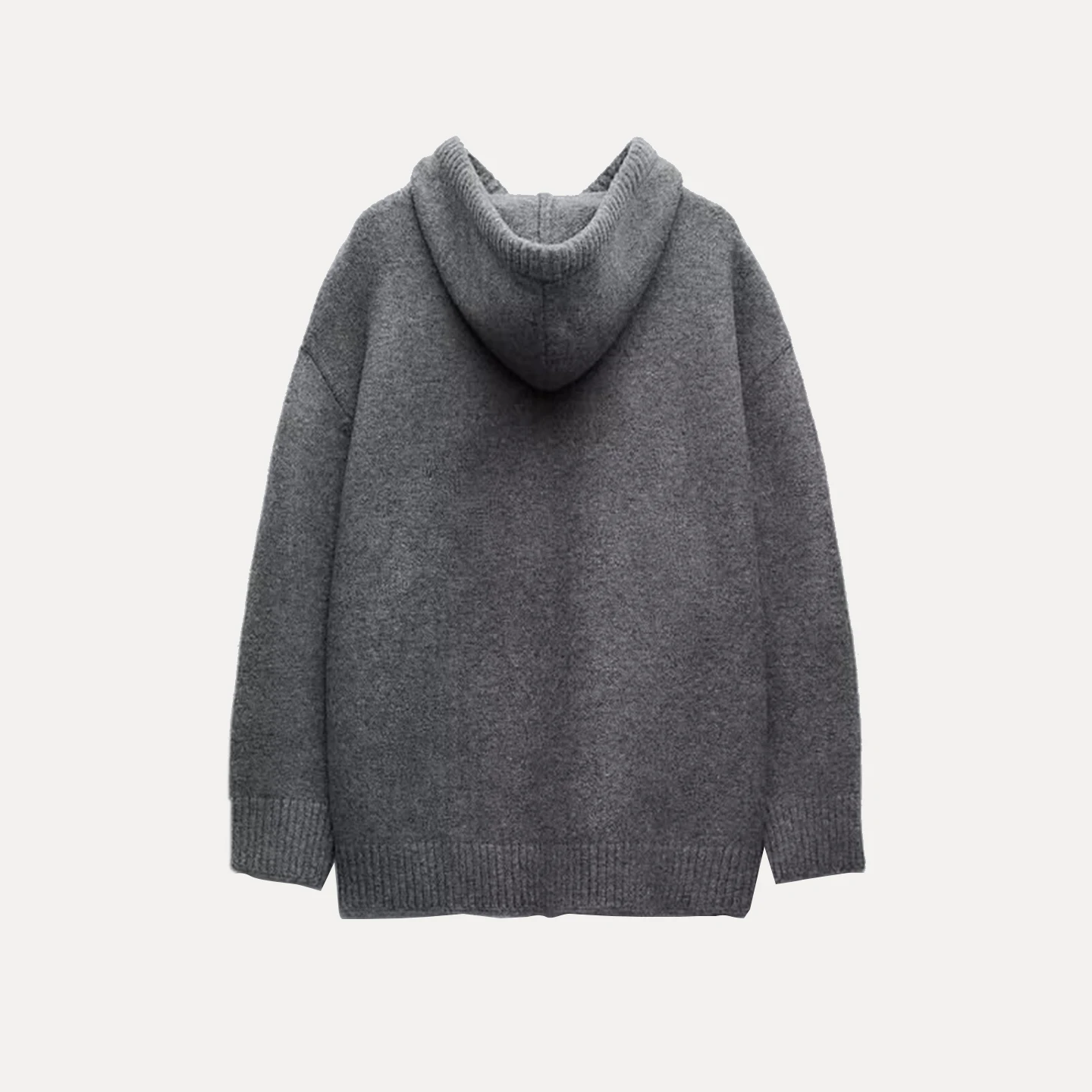 Z Faionable Casual Loose Strick-Sweatshirt für Damen 2025, neuer Sle, vielseitiger, bequemer langer Sve-Hoodie