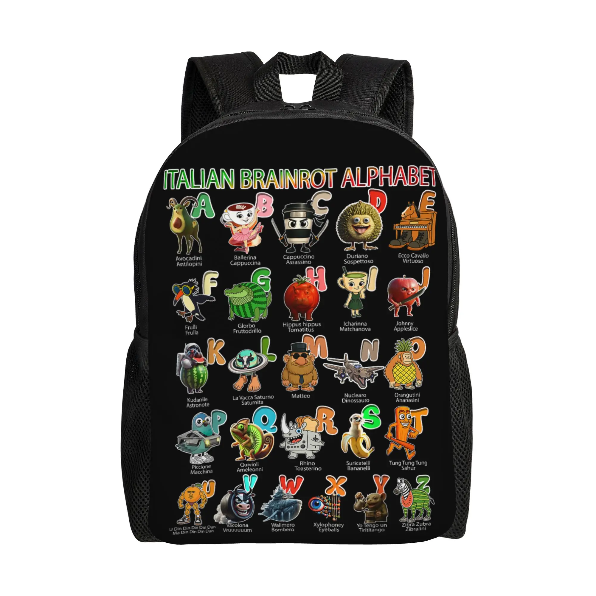 

Рюкзак с забавными итальянскими мемами для мужчин и женщин, для старшеклассников и деловых людей, повседневный, для ноутбука, на плечо, для активного отдыха