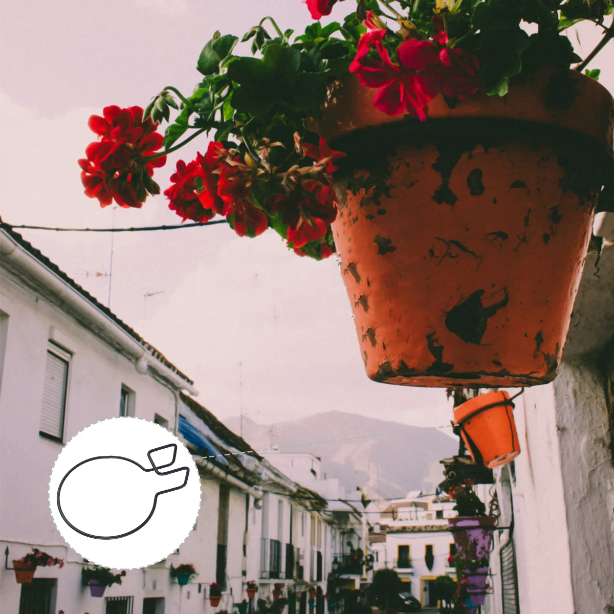 

2Pcs Durable Balcony Flower Pot Bracket Easy Install Iron Plant Wall Hangers Indoor Outdoor Pot Holders Plant Wall Hangers