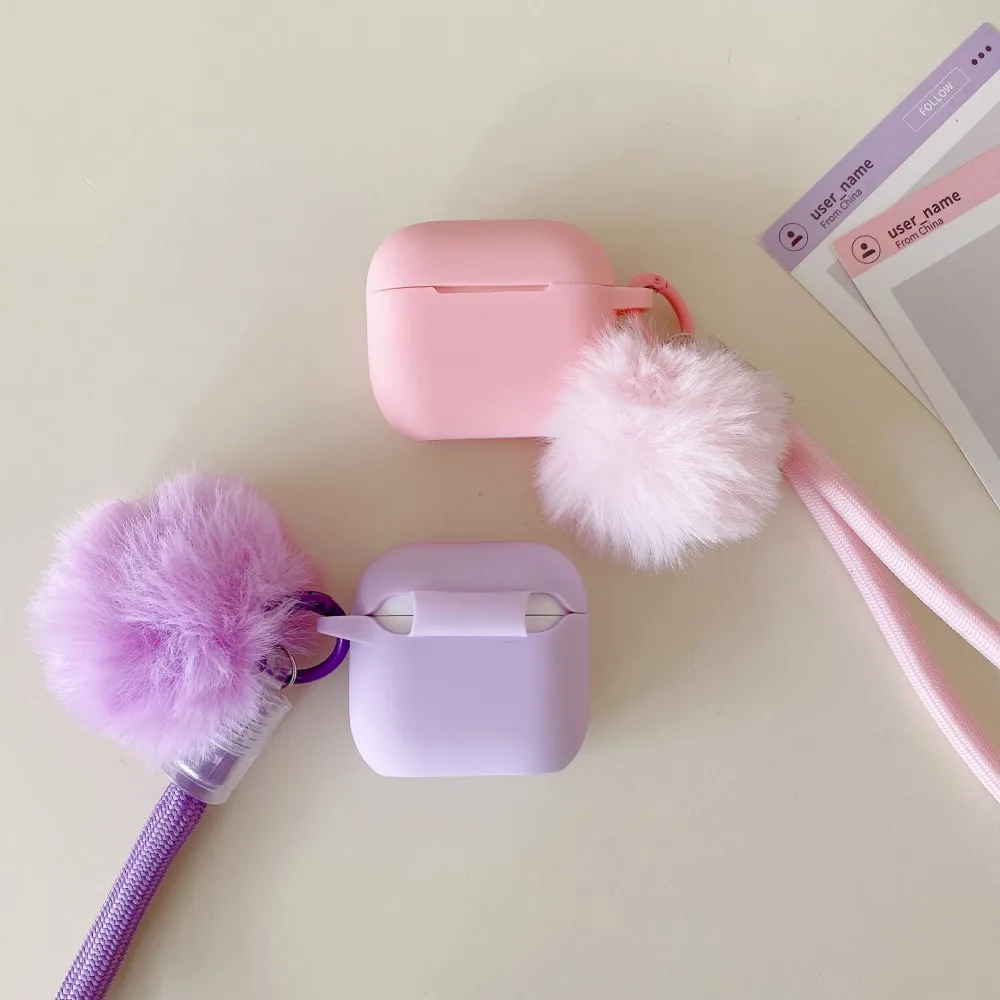 كاندي اللون سيليكون حقيبة سماعة الاذن ل AirPods Pro 3 2025 غطاء لينة بولي TPU سماعة حالات ل Airpods 4 3 2 1 Pro 2 Funda كم