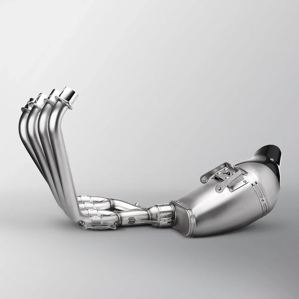

Underbody Full Exhaust System Motorcycle Exhaust For CB650F CBR650R CB650R CBR650F Modify Front Link Pipe Muffler 2014-2023 N