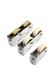 80 type aluminum alloy pulley 802 old-fashioned sliding window track roller glass sliding door stainless steel copper wheel