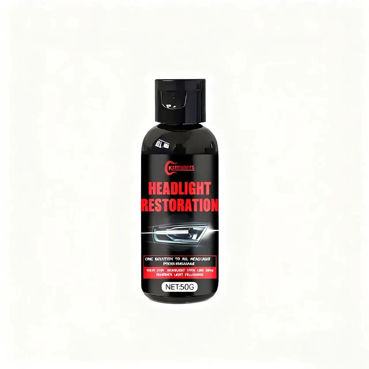 Ksmumnrs Headlight Restoration 50G - حل إصلاح المصابيح الأمامية للسيارة الكل في واحد، استعادة المصابيح الأمامية الصفراء/البهتان إلى Like-New Shi #6