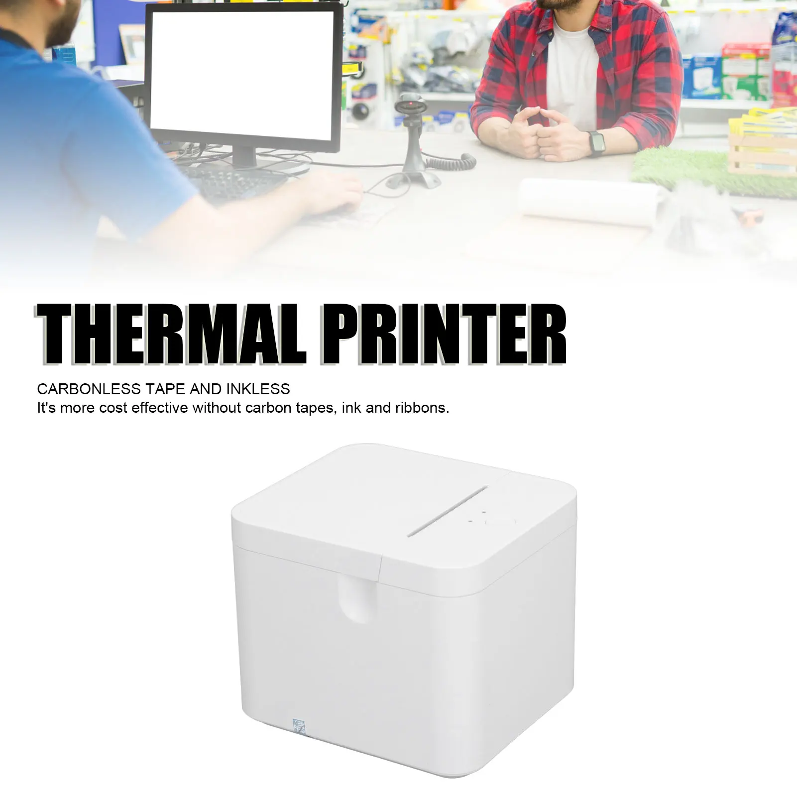 

58mm Bluetooth Receipt Printer Thermal Receipt Printer Portable Restaurant Kitchen Printer for Android for Windows