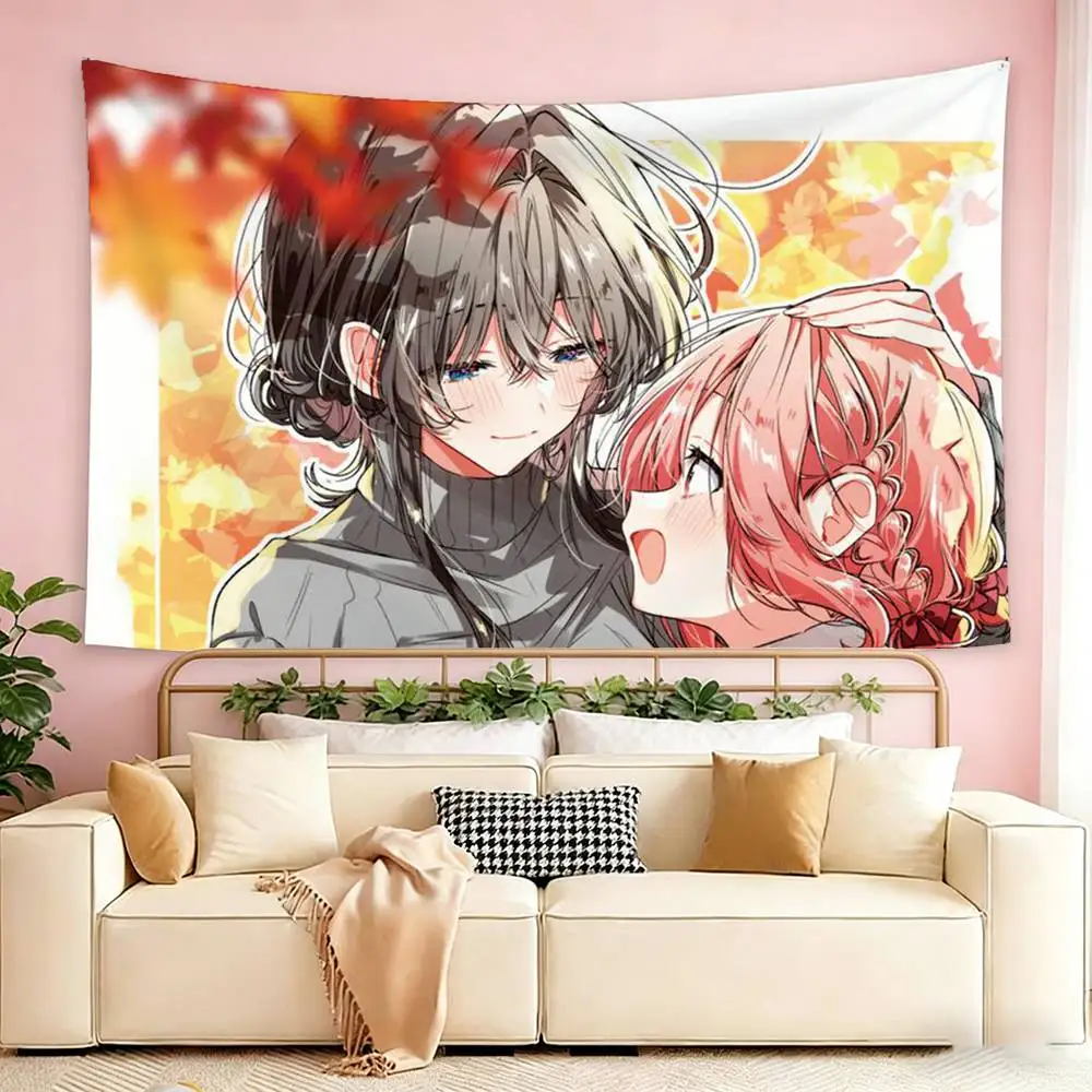 Manga W-Whisper Me a Love Song Anim  Flags Suitable For Party Club Outdoor Interior Wall Decoration Banner Fans Gift