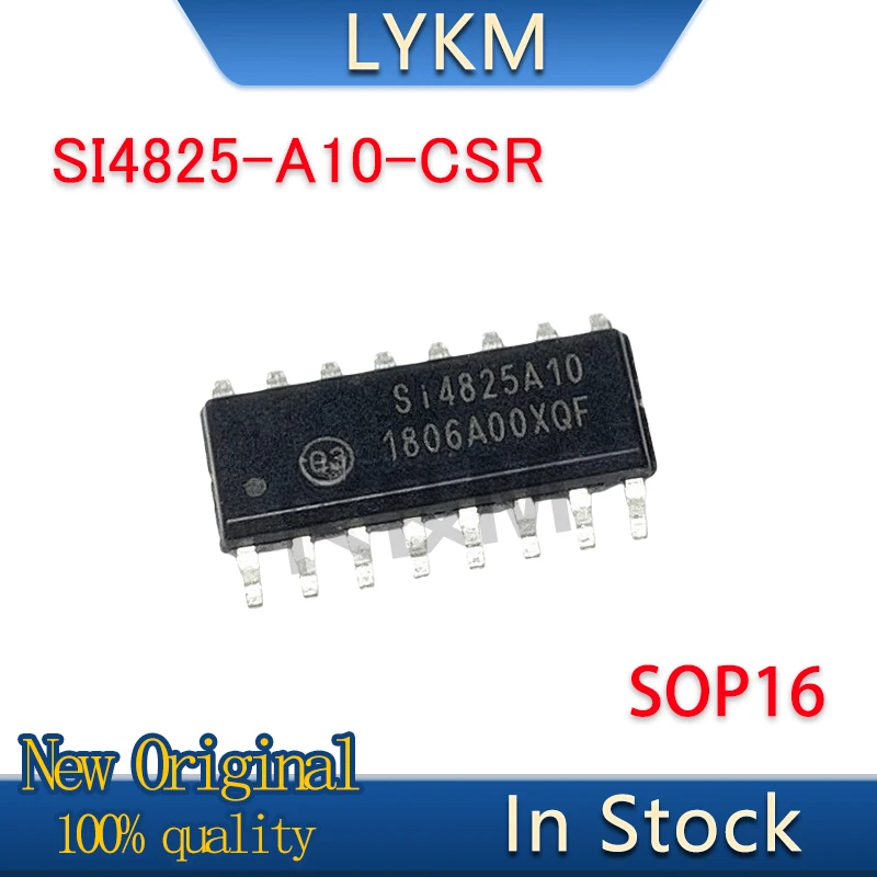 5/PCS New Original SI4825-A10-CSR SI4825 SI4825A10 SI4825-A10 SOP16 Radio-frequency receiver chip In Stock