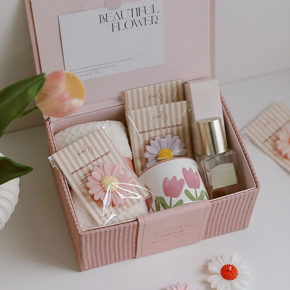 Handmade Daisy Candle Scented Candle Aromatherapy Soy Wax Candle Wedding Birthday Candles Party Home Decoration Photo Props