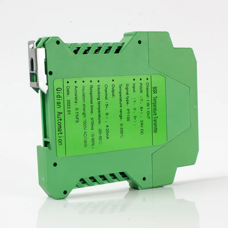 Pt100 Thermal Resistance Temperature Sensor 3 wire 4 wire RTD 0-10v 4-20ma pt100 Temperature Transmitter