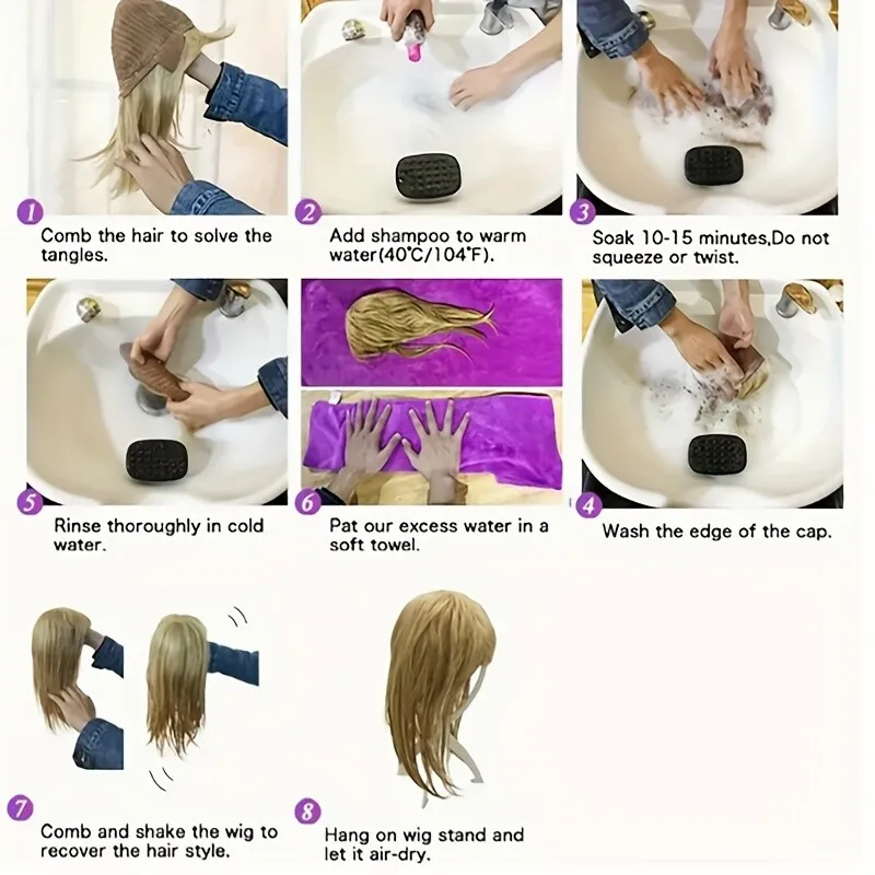 Moda feminina básica curta encaracolada loira peruca 12 polegadas, fibra de alta temperatura