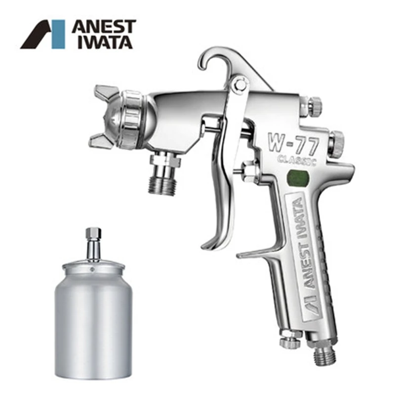 Professional Original Japan Anest Iwata W-71C Spray Gun with Cup Power Tools Spray Guns W77C for Painting Cars Pneumatic Parts