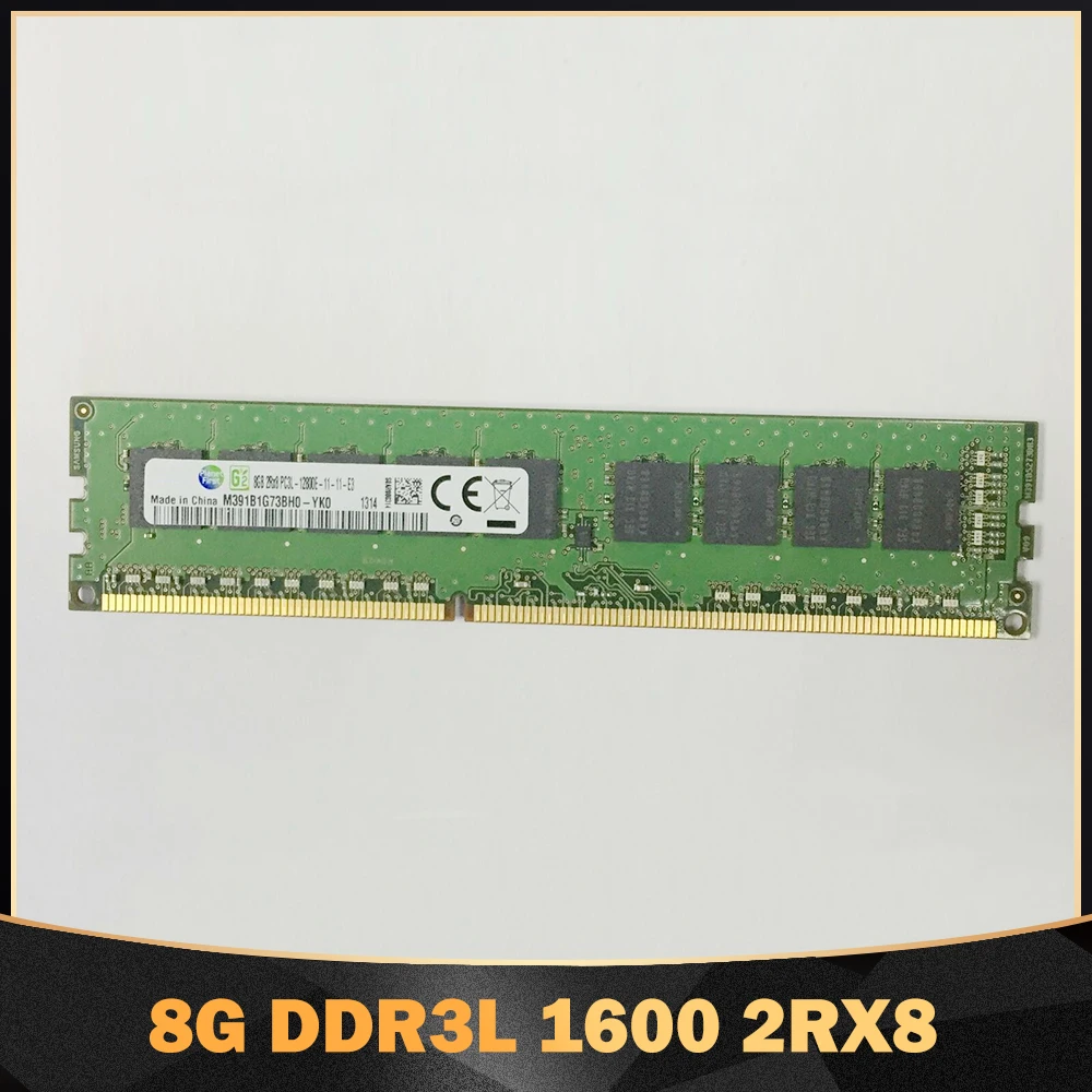 

1PCS For IBM X3100 X3200 X3250 M3 M4 M5 Server Memory 8GB 8G DDR3L 1600 2RX8 UDIMM ECC RAM High Quality