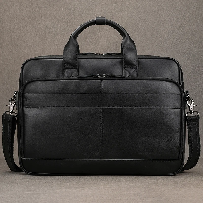 Borsa a tracolla a tracolla in vera pelle di migliore qualità Borsa per laptop da lavoro Borsa a tracolla ufficiale quotidiana da 15,6 16 17 pollici