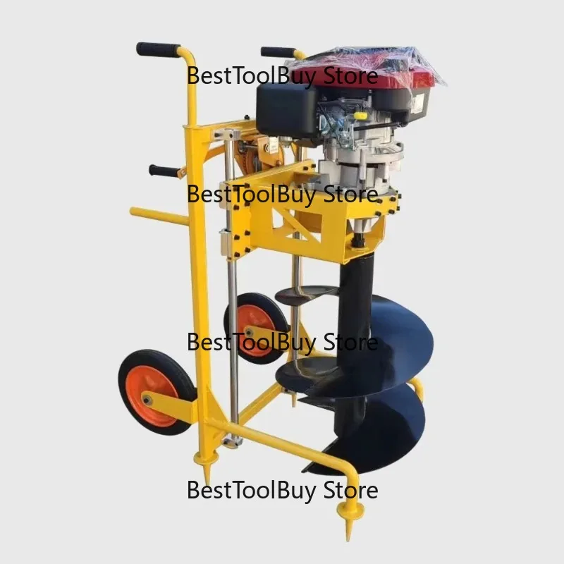 

Agricultural power tools 80cm 150cm depth drilling machine, manual drilling machine