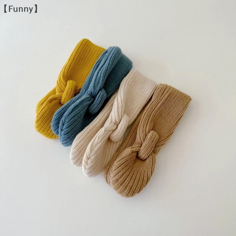 [مضحك] وشاح أطفال محبوك ناعم شتاء دافئ الرضع طفل الرقبة الدافئة الأطفال الصبي الأوشحة مريلة الطفل بلون منديل