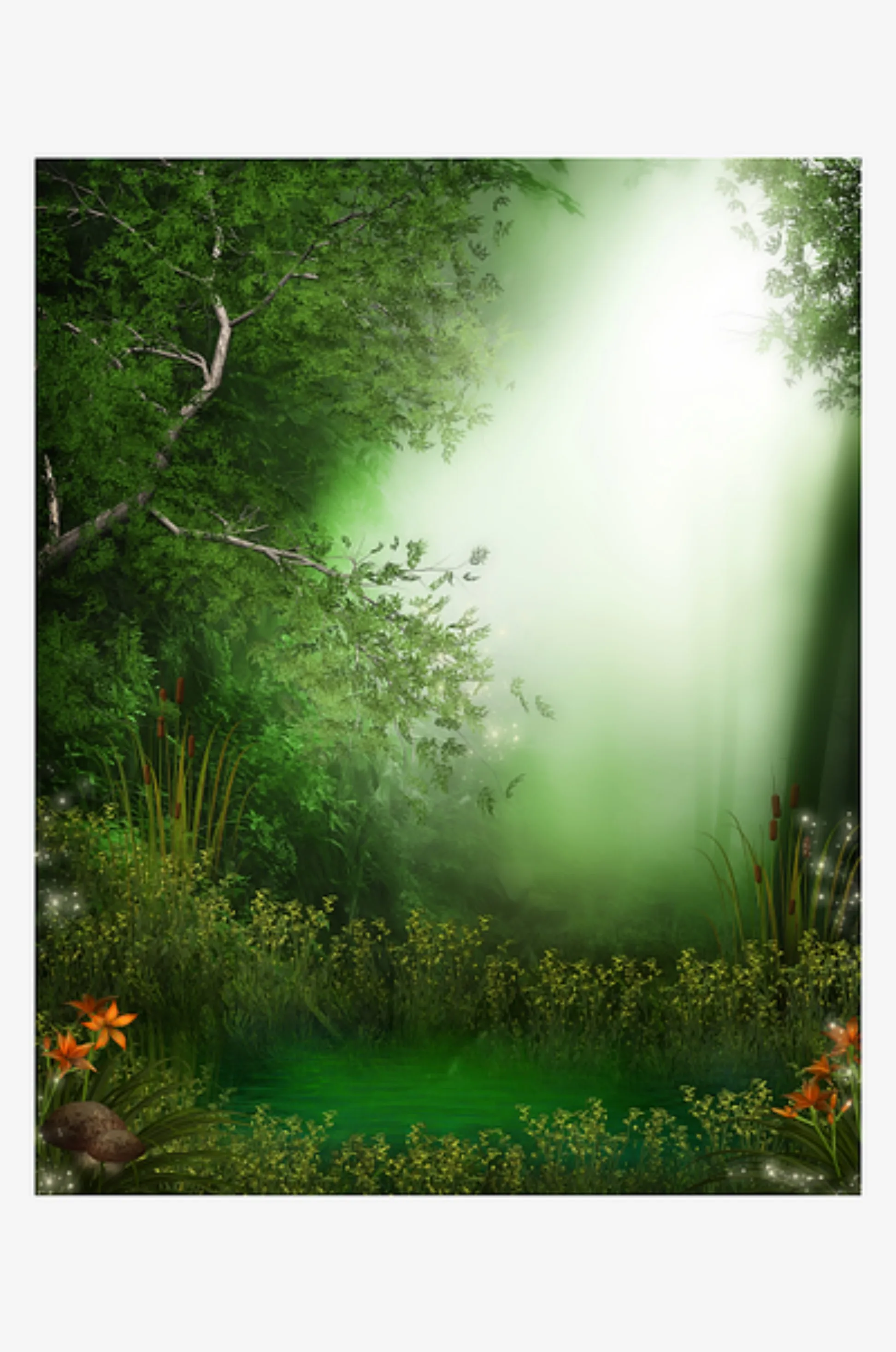 300294-Romantic Floral Hand Paint By Numbers Home Decoration Art