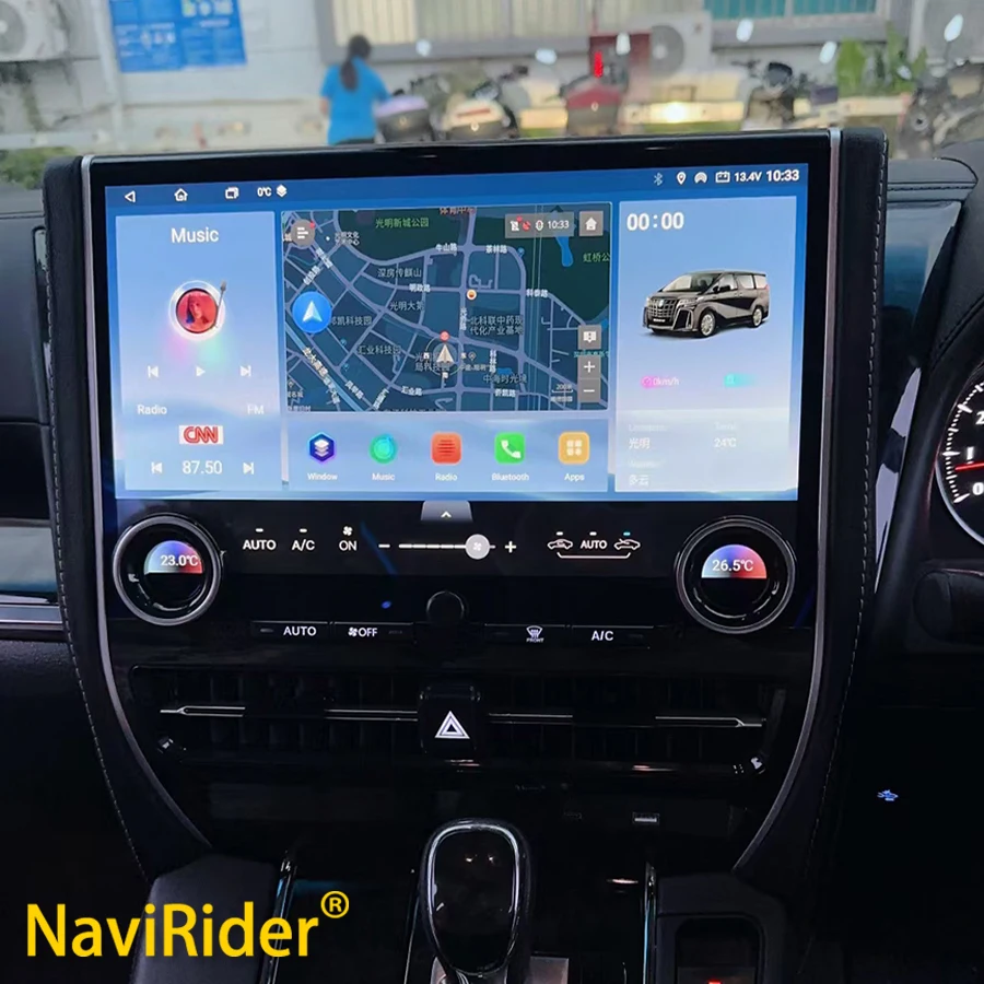 

14.6" Android Carplay For Toyota Alphard Vellfire 30 35 Series A30 A35 Upgraded Alphard 40 Series A40 2024 GPS Autoradio Screen