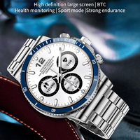 New Business Smart Watch Men Luxury Bluetooth Call Military Smartwatch Fashion Waterproof Sports Fitness Tracker for Huawei IOS