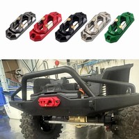 Metal Fittings Simulation Electric Metal Winch for 1/10 1/8 RC Model Car Crawler Modification Accessories