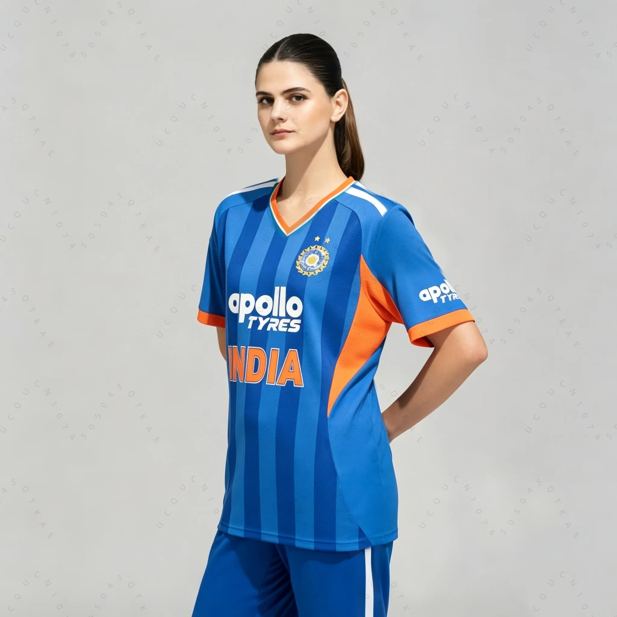 2026 2026 Summer India Cricket Jersey Blue V-Neck Short Sleeve Match Shirt Adult_kid Fan Sports Tee Exercise Daily Motorcycle T-Shirt - Aliexpress Deal