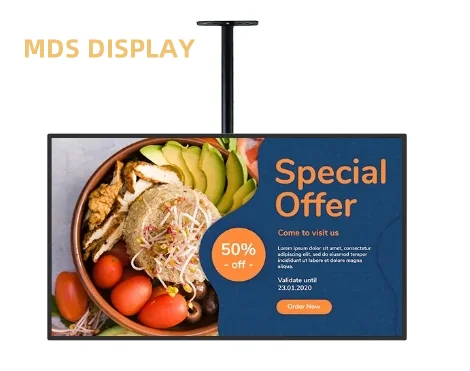 21.5 32 43 55 Inch Digital Signage Display Digital Menu Screen Lcd Poster Video Ads Display Digital Menu Board Restaurant