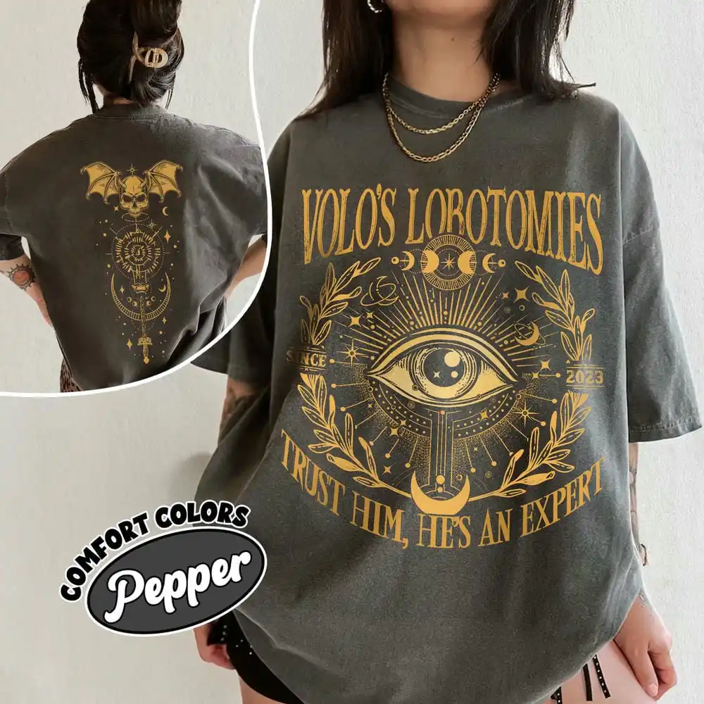 Feminino casual lobotomies volo conforto unissex camiseta para fã fantasia eu tenho minha lobotomia em camisas de volo roupa engraçada camiseta streetwear