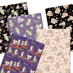 Tessuto Disney 140x50CM tessuto di cotone cartone animato tessuto Patchwork bambino tessili per la casa cucito bambola vestito tenda tessuto di cotone poliestere