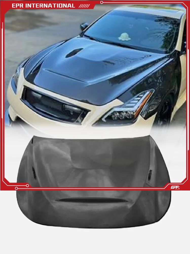 

For Infiniti G37 Coupe GTS Type Vented Hood (2 Door only) - Sporty Vent Design, Perfect Fit for 2-Door G37 Coupe